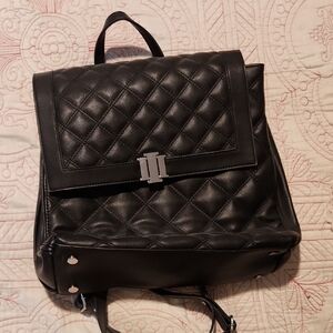 INC Black Quilted Backpack